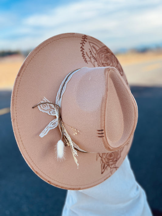 Custom bridal hat