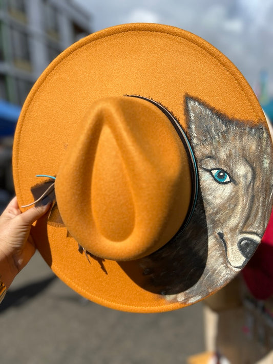 Handpainted Wolf